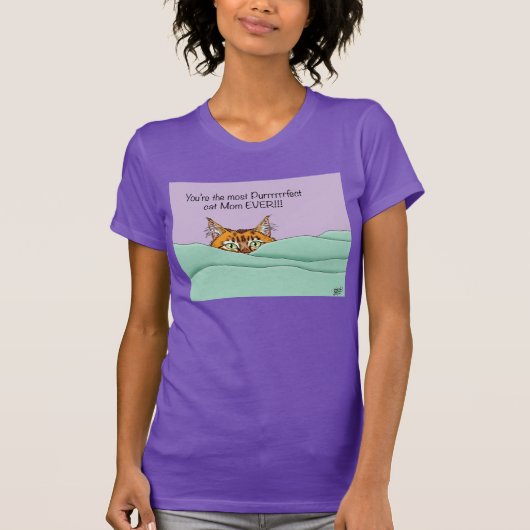 Beste kat mam ooit! Moederdag T-shirt (Voorkant)