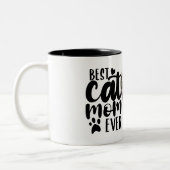 Beste kat mam ooit Schattigee foto naam Tweekleurige Koffiemok (Links)