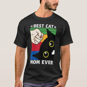 Beste kat mam ooit vuist bump kat  moeder's t-shirt