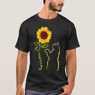 Beste kat-mam ooit zonnebloem-Moederdag voor kat T-shirt