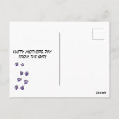 Beste kat mama ooit! briefkaart (Achterkant)