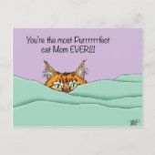 Beste kat mama ooit! briefkaart (Voorkant)
