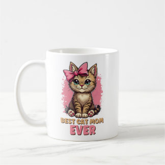 Beste Kat Mama Ooit, Grappige Tabby Kat Moeder Koffiemok