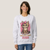 Beste Kat Mama Ooit, Grappige Tabby Kat Moeder Trui (Voorkant volledig)