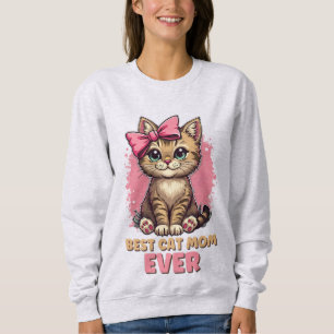 Beste Kat Mama Ooit, Grappige Tabby Kat Moeder Trui