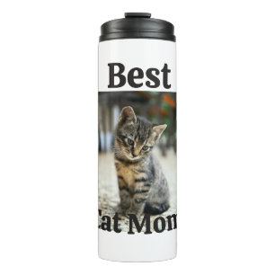 Beste kat mama papa ouder huisdier foto kitten oma thermosbeker