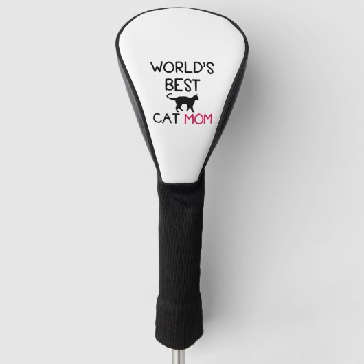 beste kat moeder golfheadcover (Voorkant)