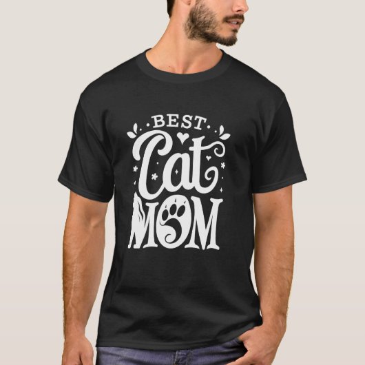 Beste Kat Moeder Kat Mama Moeder Kat T-shirt (Voorkant)