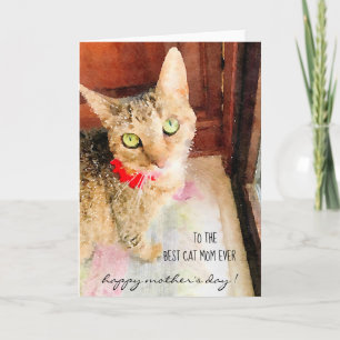 Beste kat moeder ooit! Fijne Moederdag! Kaart