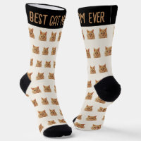Beste Kat Moeder Ooit Huisdier Hoofd Foto Patroon