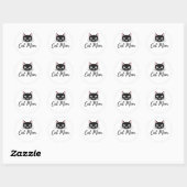 Beste Kat Moeder Ooit Mooie Grappige Kat Liefhebbe Ronde Sticker (Vel)