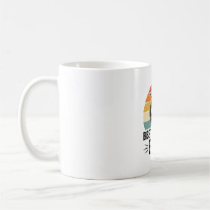 Beste Kat Moeder Ooit Retro Kat Gezicht Vintage De Koffiemok