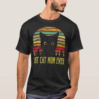 Beste kat-moeder ooit, tachtig stijl D T-shirt