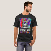 Beste Kat Moeder Ooit Tie Dye Kat Moeder Moederdag T-shirt (Voorkant volledig)