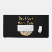 Beste Kat Moeder Ooit Vrouwen Kat Liefhebbers Moed Bureaumat (Keyboard & Muis)