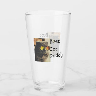 Beste kat moeder vader voeg kat foto naam cadeau s glas
