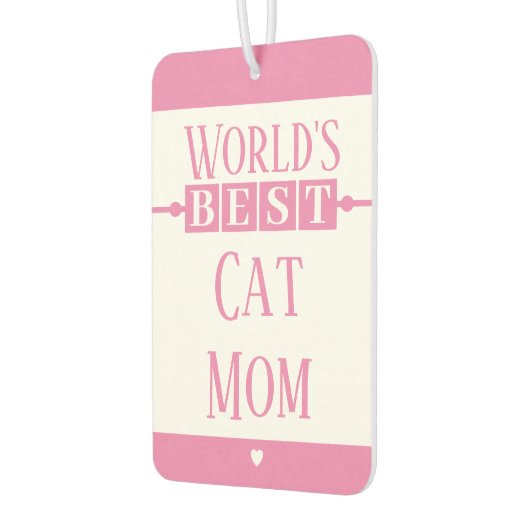 Beste kat moeder voeg foto roze toe luchtverfrisser (Links)
