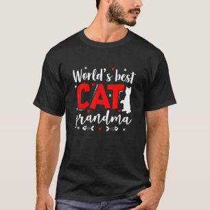 Beste Kat Oma Kat Ter Wereld Kat Eigenaar Huisdier T-shirt