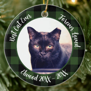 Beste Kat Ooit Aangepaste Naam Kersthuisdier Cadea Keramisch Ornament