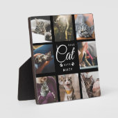 Beste Kat Ooit Herdenkingscadeau Moderne Fotocolla Fotoplaat (Voorkant)