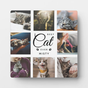 Beste Kat Ooit Herdenkingsgeschenk Modern Foto Poo Fotoplaat