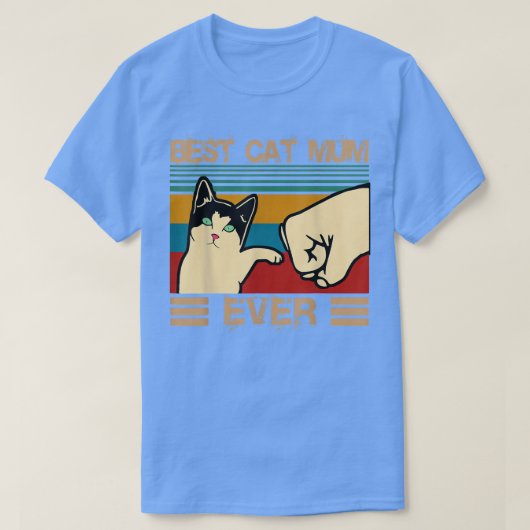  beste kat ooit Hi 5 Fist Bump, Cat Lov T-shirt (Design voorkant)