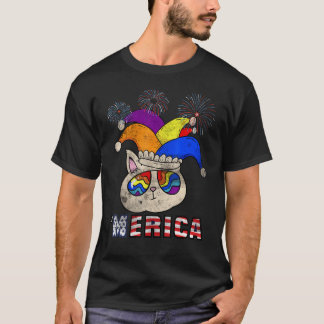 Beste Kat Opa Ooit Amerikaanse Vlag Patriottisch 4 T-shirt