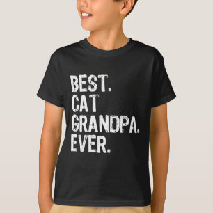 Beste kat opa ooit grappig cool cadeau Vaderdag T-shirt
