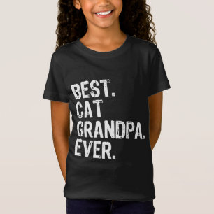 Beste kat opa ooit grappig cool cadeau Vaderdag T-shirt