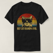 beste kat opa ooit t-shirt (Design voorkant)