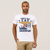Beste kat opa ter wereld t-shirt (Voorkant volledig)