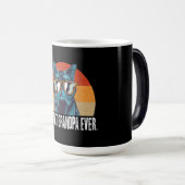 beste kat opa uit de 80e stijl magische mok (Voorkant rechts)