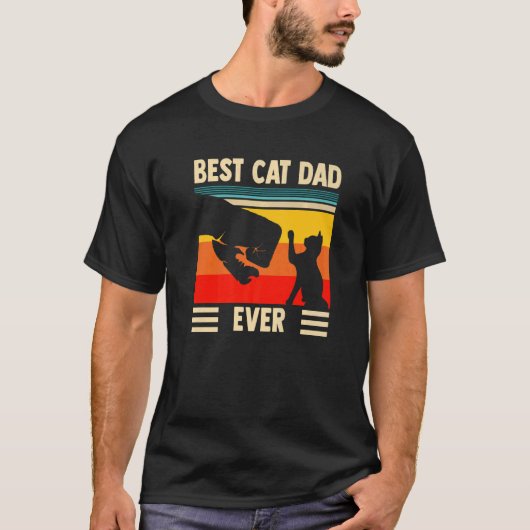 beste kat pa Kat papa Gif 2 T-shirt (Voorkant)