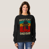 beste kat pa kat papa Vaderdag Trui (Voorkant volledig)
