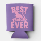 Beste kat pa ooit - kat Silhouette Blikjeskoeler (Achterkant)