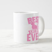 Beste kat pa ooit - kat Silhouette Grote Koffiekop (Voorkant rechts)