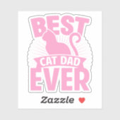 Beste kat pa ooit - kat Silhouette Sticker (Vel)
