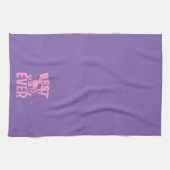 Beste kat pa ooit - kat Silhouette Theedoek (Horizontaal)