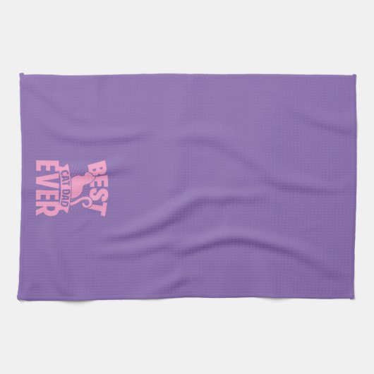 Beste kat pa ooit - kat Silhouette Theedoek (Horizontaal)