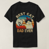 Beste Kat Pap Grappig Kat Daddy Kat Vader T-shirt (Design voorkant)
