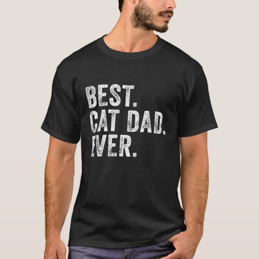 Beste kat pap kat pap  kat t-shirt (Voorkant)