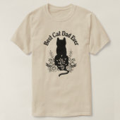 Beste kat-pap met kat-lade t-shirt (Design voorkant)