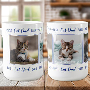 Beste kat pap ooit Aangepast 3 Foto collage Koffiemok