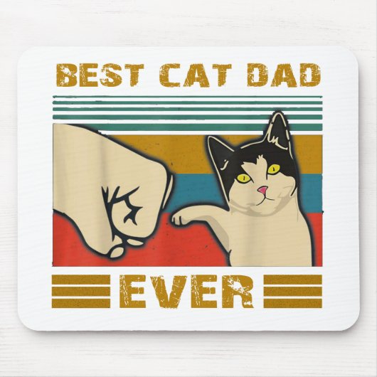  beste kat pap ooit bult muismat (Voorkant)