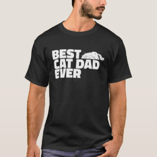 Beste kat pap ooit grappige kat Gezegde T-shirt