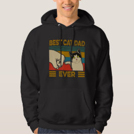  beste kat pap ooit grappige kat papa Mannen Hoodie