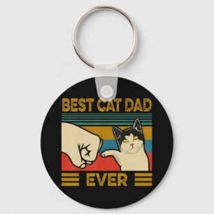  beste kat pap ooit grappige kat papa Mannen Sleutelhanger