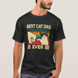 Beste kat pap ooit  Mannen passen op vaderdag T-shirt