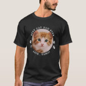 Beste kat, pap ooit schilderen Drukt op maat gemaa T-shirt (Voorkant)