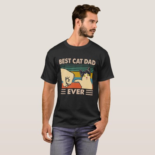 Beste kat pap ooit  t-shirt (Voorkant volledig)